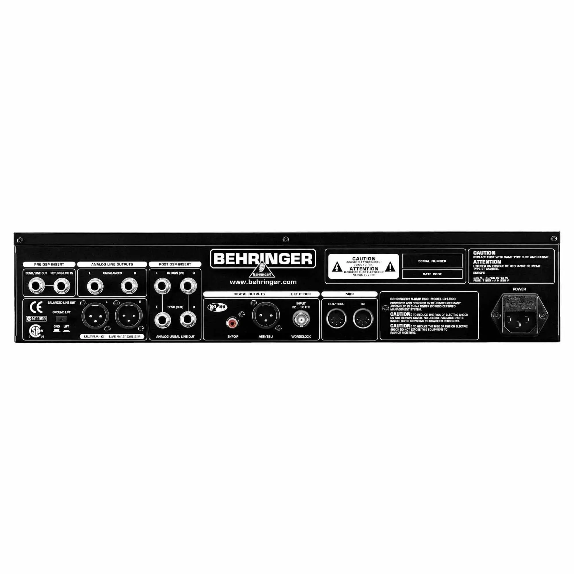 Behringer V-AMP Pro Guitar Amp Modeler and FX Processor