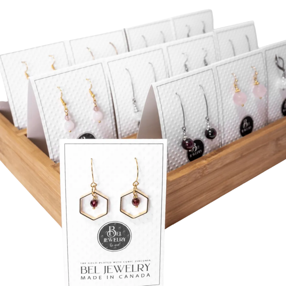 Bel Jewelry - Petals Gemstone Earring Assortment
