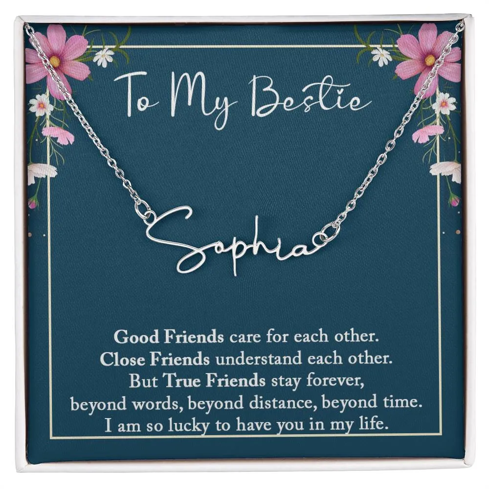 Best Friend Gift, Best Friend Birthday Gift for Her, Soul Sisters Gift, Best Friend Necklace, Personalized Gift for Bestie, Friendship Gifts