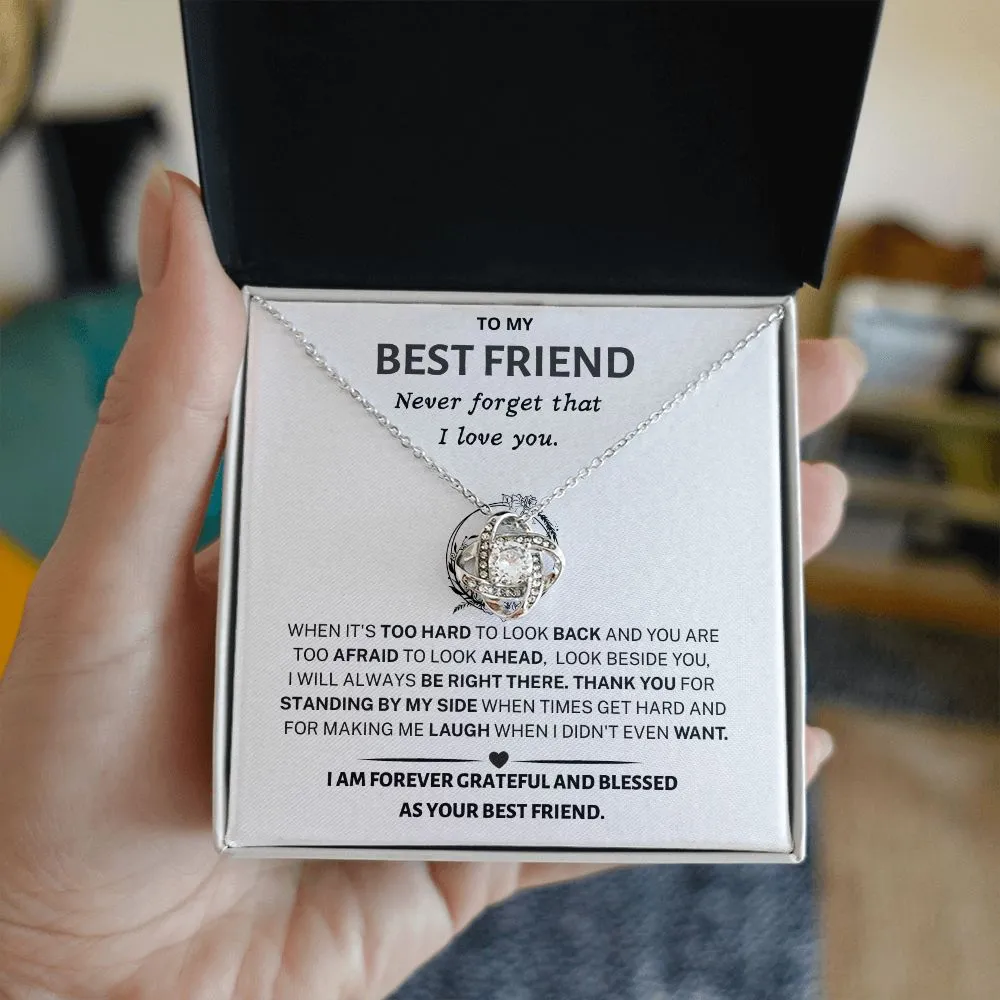 Best Friend Gift- Love Knot Necklace