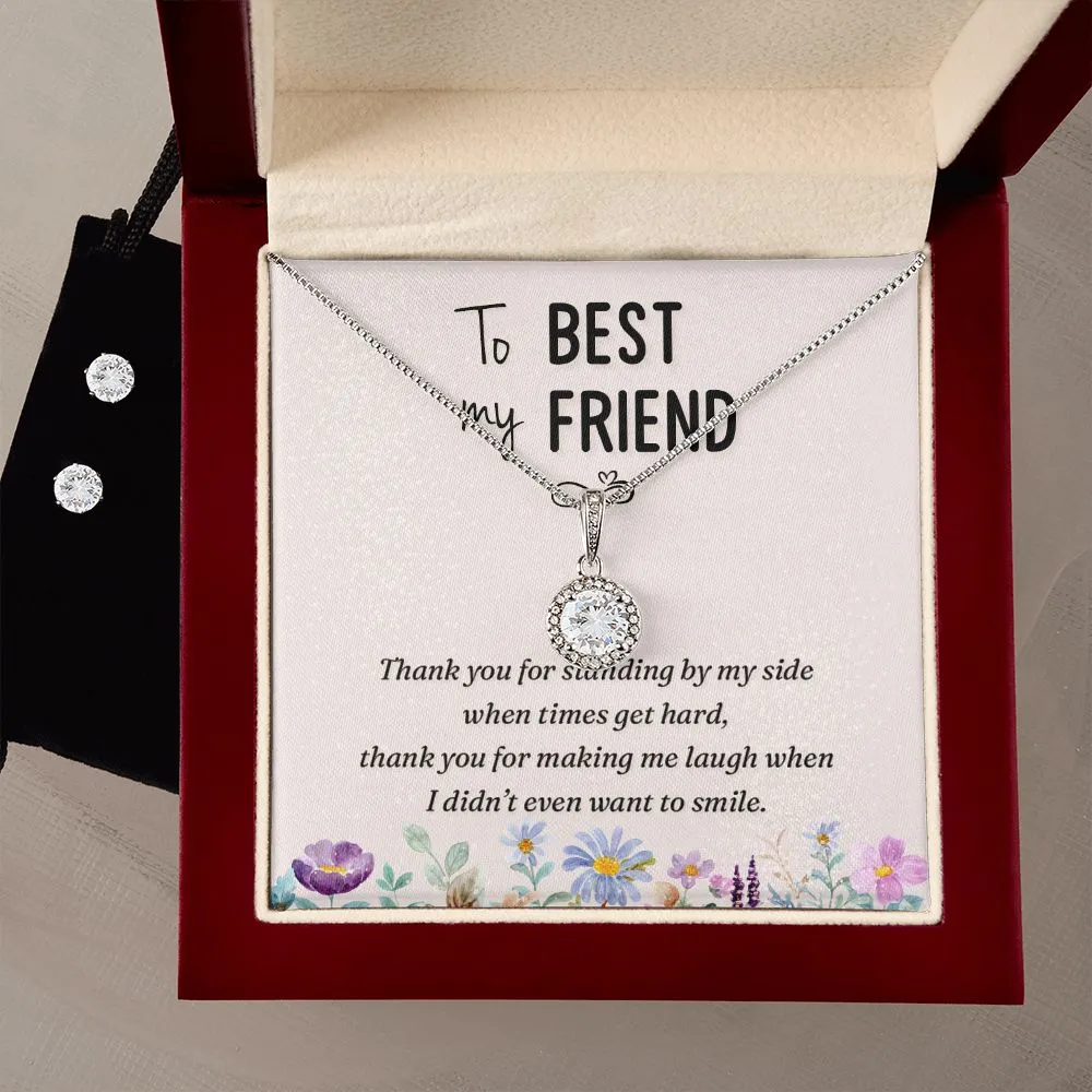 Best Friend Solitaire Jewelry Set-You are my best friend