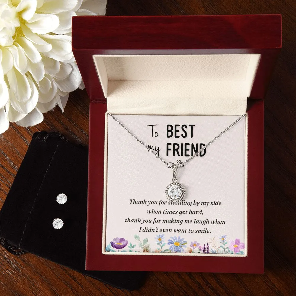 Best Friend Solitaire Jewelry Set-You are my best friend