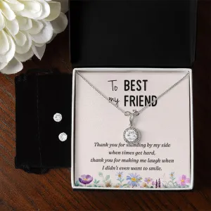 Best Friend Solitaire Jewelry Set-You are my best friend