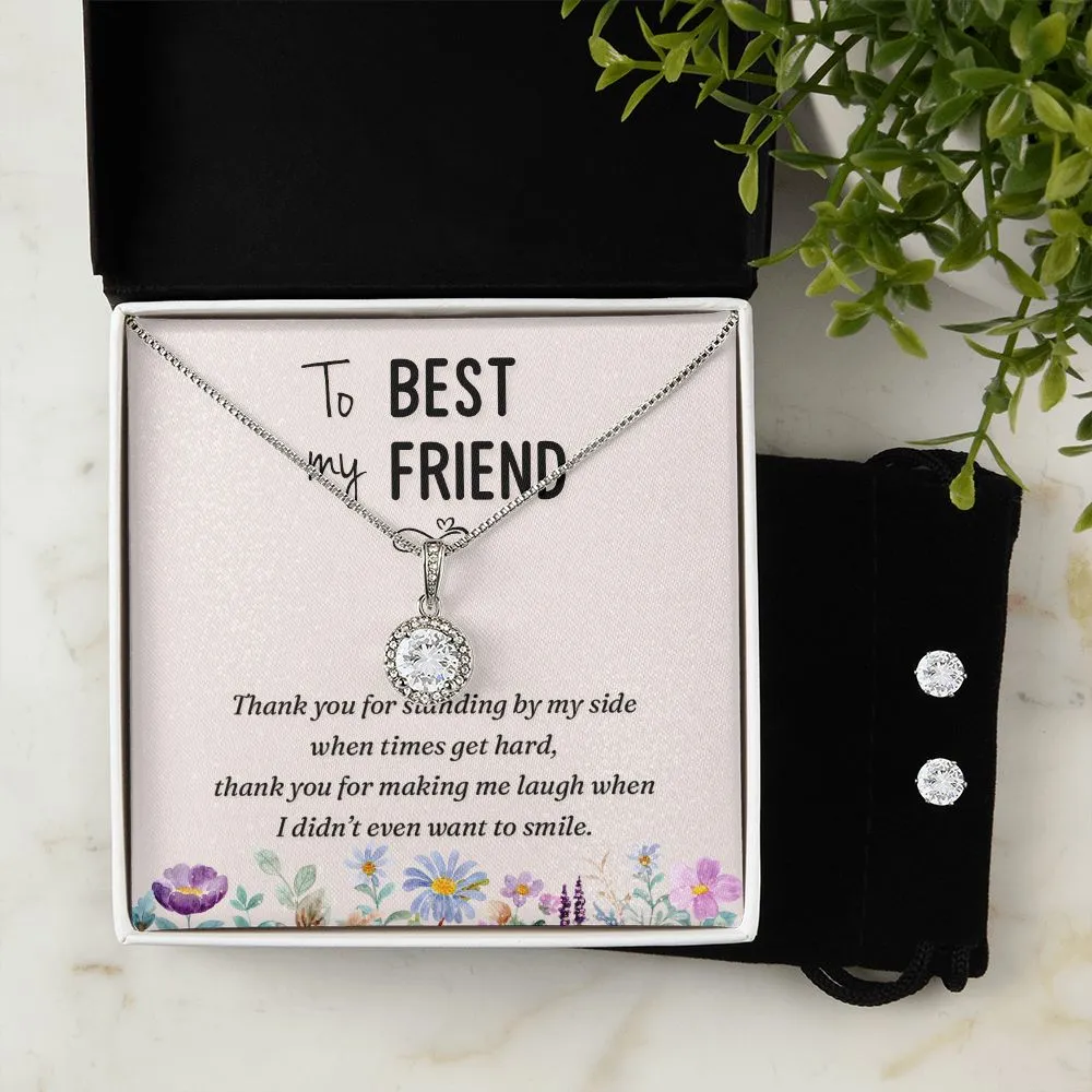 Best Friend Solitaire Jewelry Set-You are my best friend