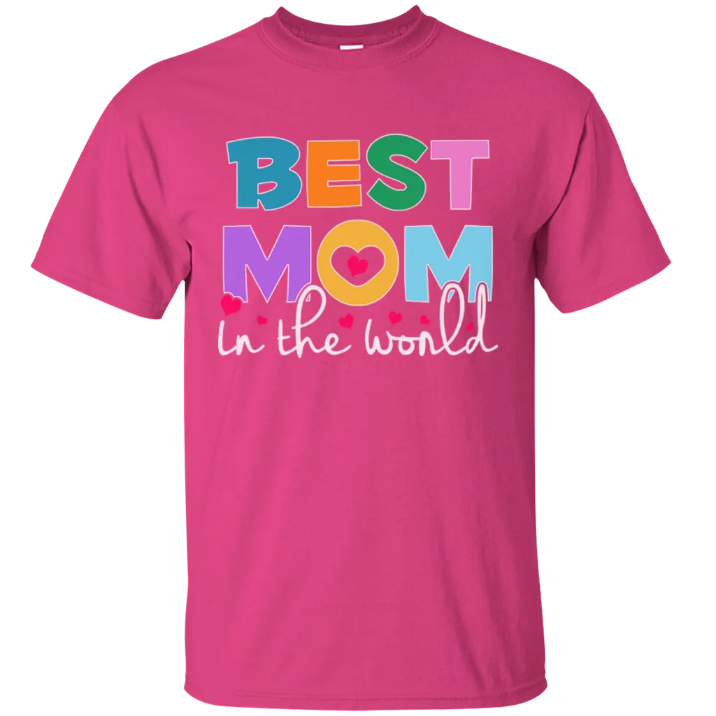 Best Mom Mothers Day Mama Mammy Love Heart Family Gift Unisex T-Shirt