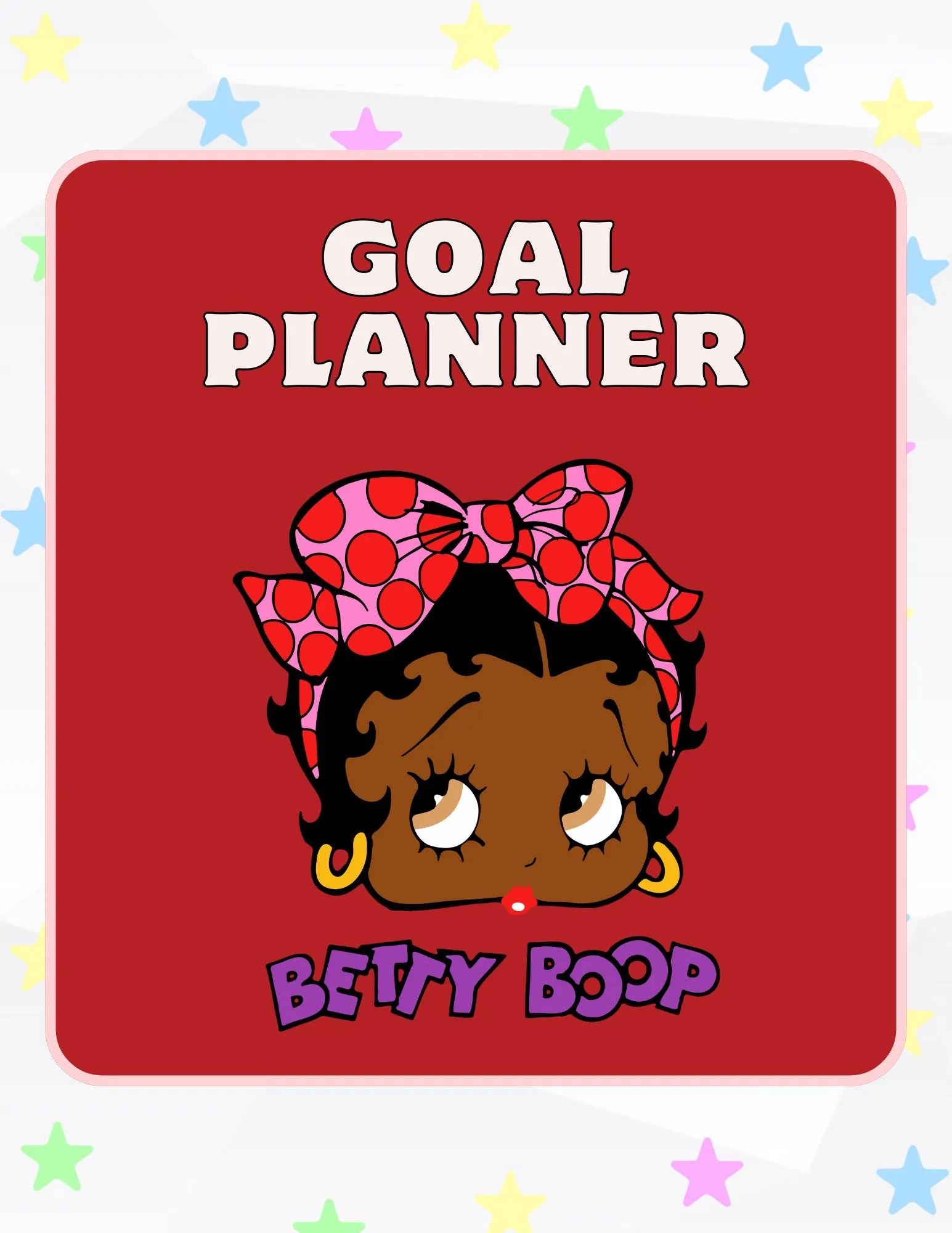 Betty Boop 2025 Planner, Digital Planner 2025, Printable Planner, Budget Planner, Monthly Planner, Weekly Planner, Digital Download, PDF