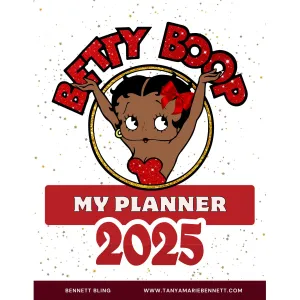 Betty Boop 2025 Planner, Digital Planner 2025, Printable Planner, Budget Planner, Monthly Planner, Weekly Planner, Digital Download, PDF