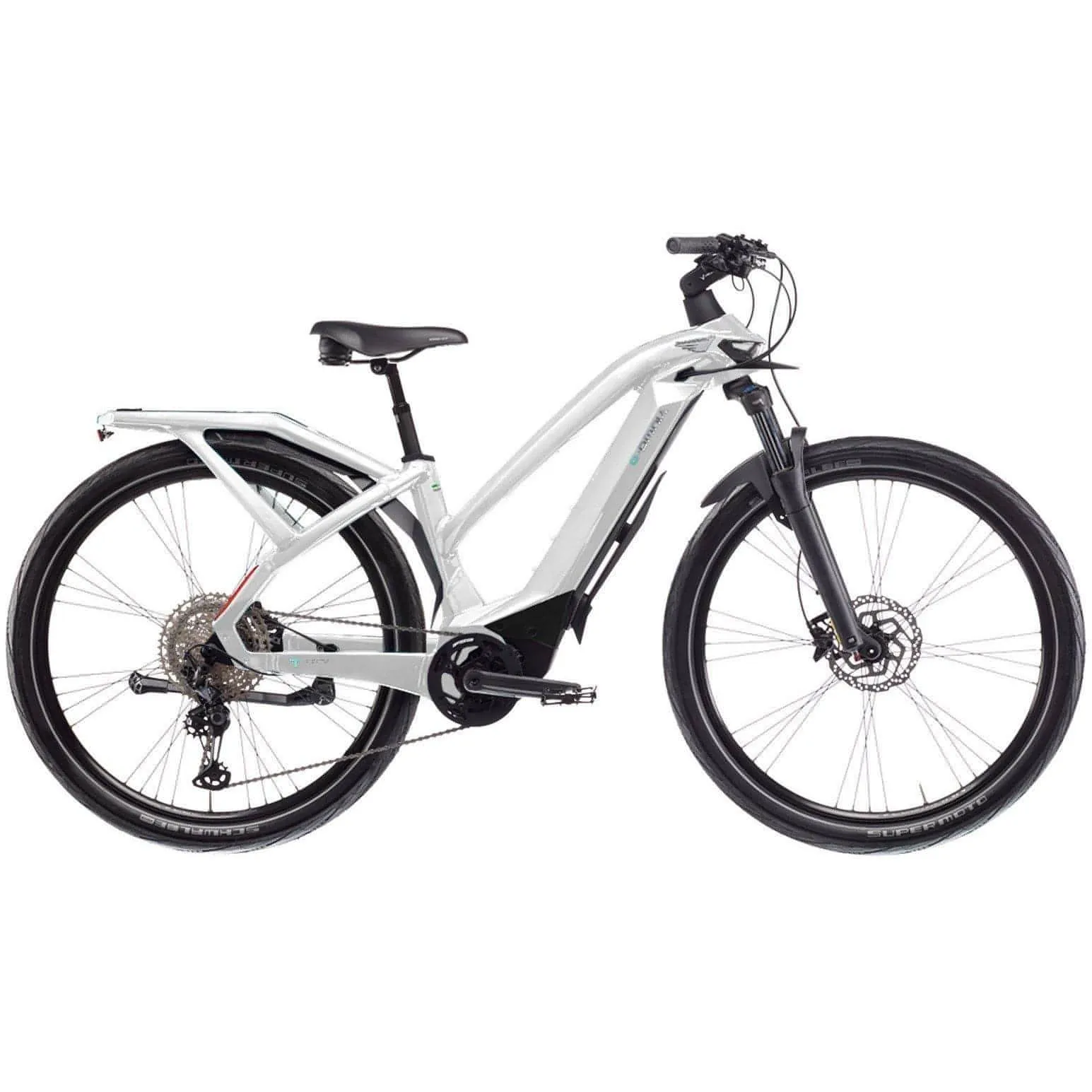 Bianchi E-Omnia T Type L XT Electric Hybrid Bike 2021 - White