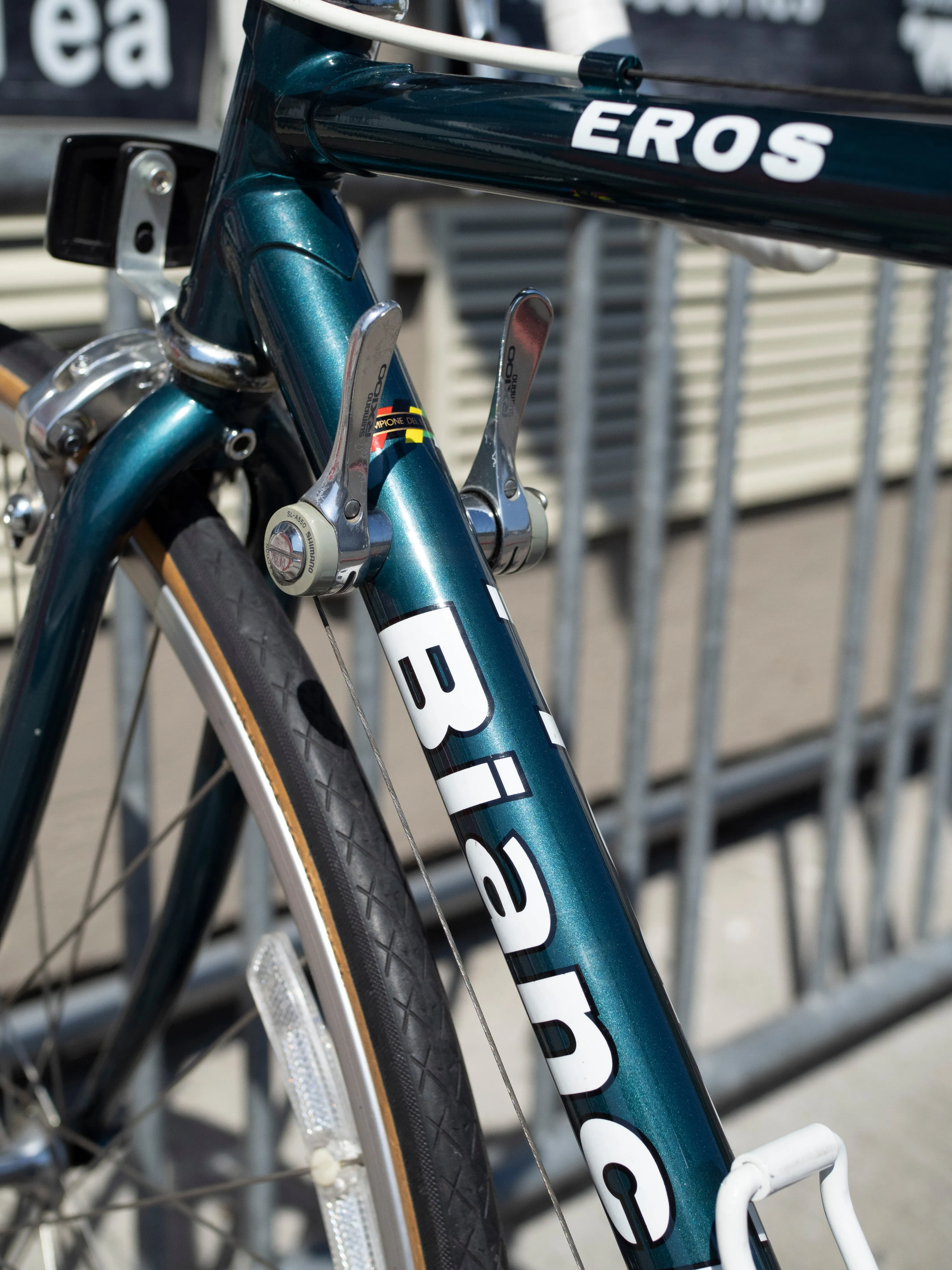 Bianchi Eros vintage road bike, 51cm/Medium, great condition, dark teal & white