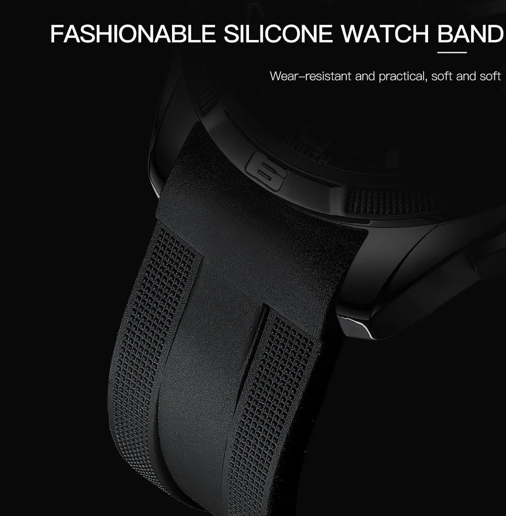 Bide.02 LED Dual Display Shock Rubber watch 