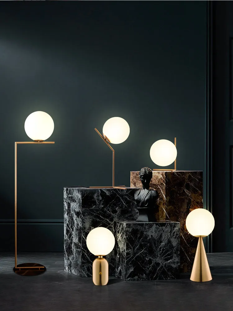 Bilia Glass Bolle Table Lamp