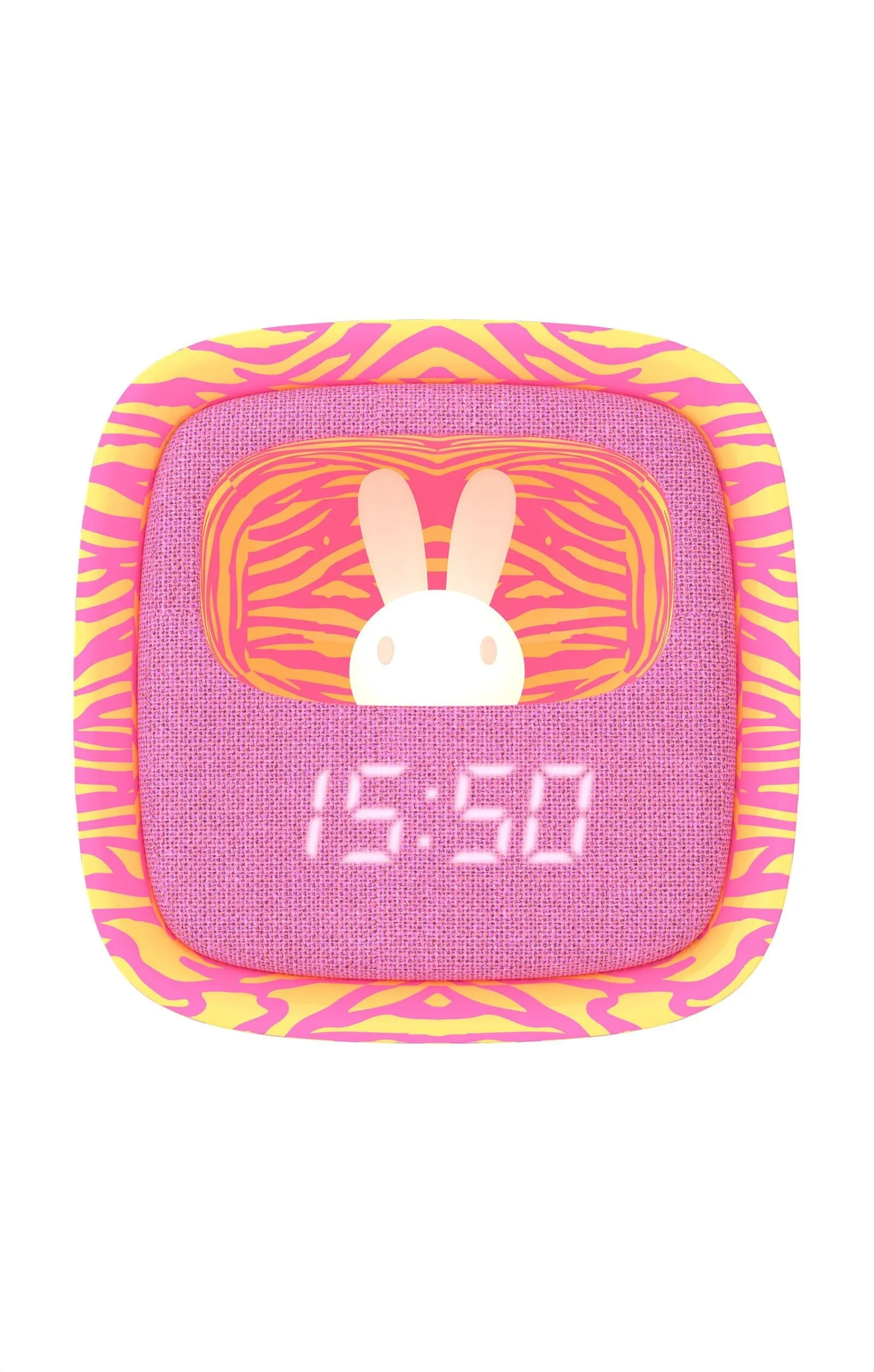 BILLY CLOCK - PINK ZEBRA
