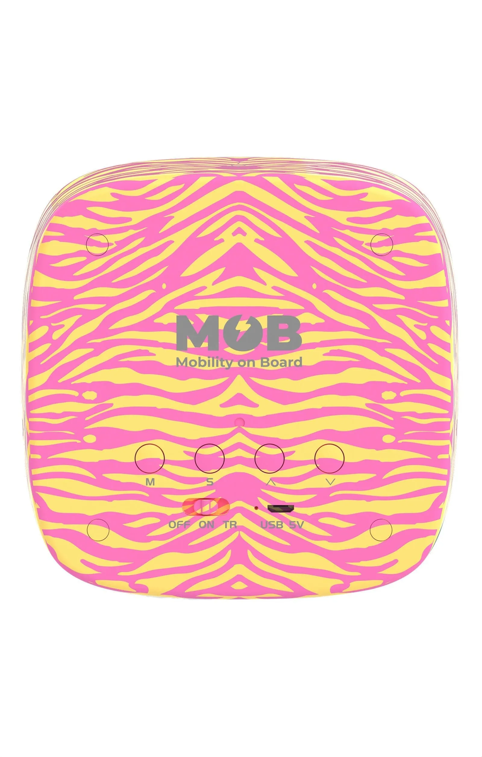 BILLY CLOCK - PINK ZEBRA