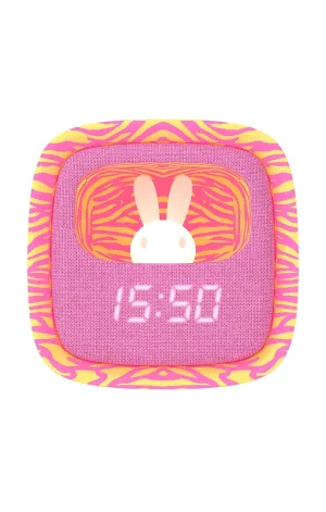 BILLY CLOCK - PINK ZEBRA