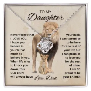 Birthday Gift for daughter, Gift to my Daughter from Mom Necklace from Mother for Graduation, Birthday, Christmas, Engagement, Wedding Gift