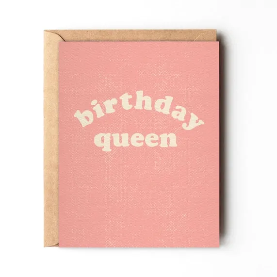 Birthday Queen Card | Best Friend Birthday Card | Simple