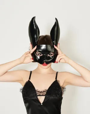 Black Bunny Mask