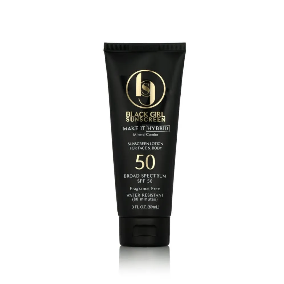 Black Girl Sunscreen Make It Hybrid SPF50