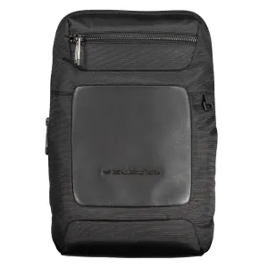 Black Recycled Polyethylene Men Shoulder Bag