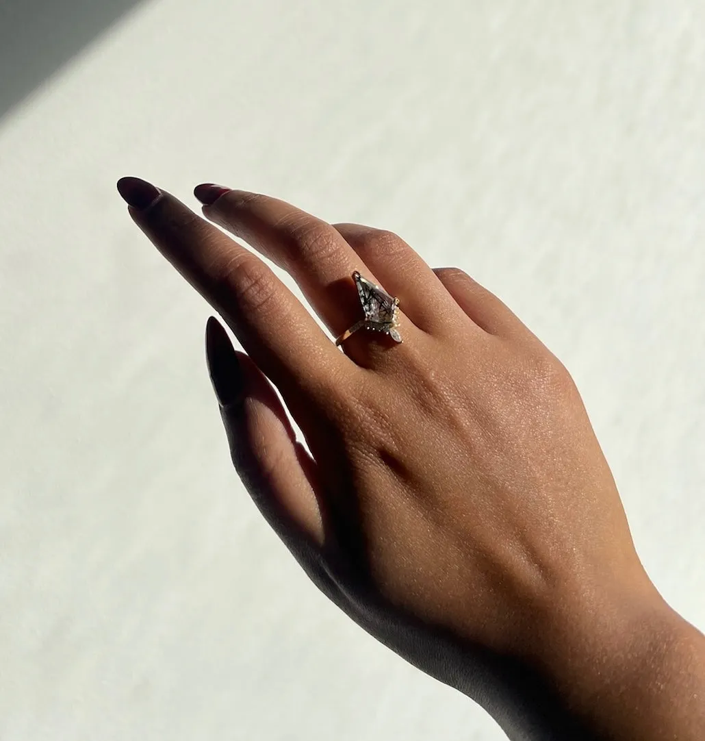 Black Rutile Ring