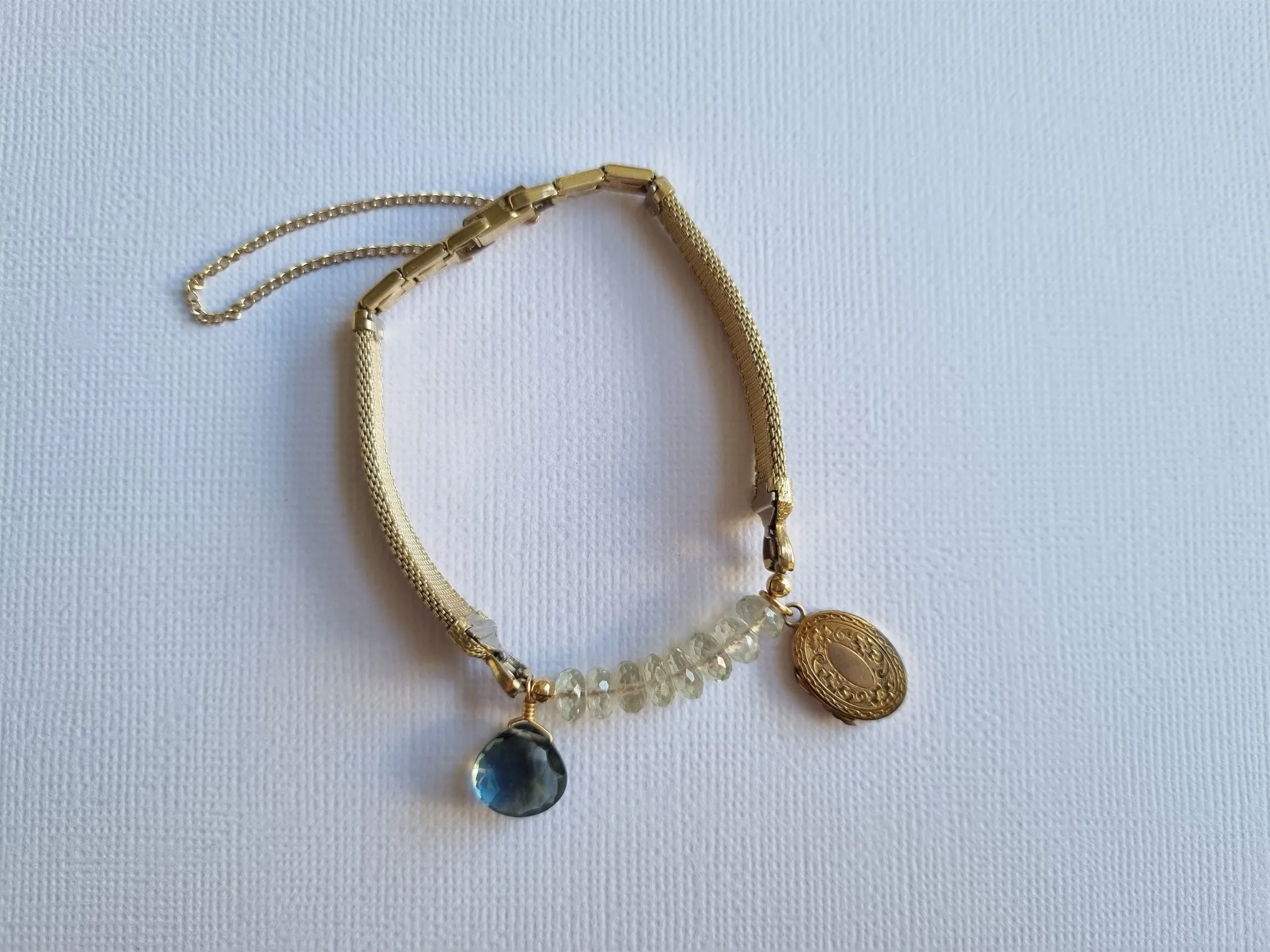 black velvet | vintage watch band bracelet