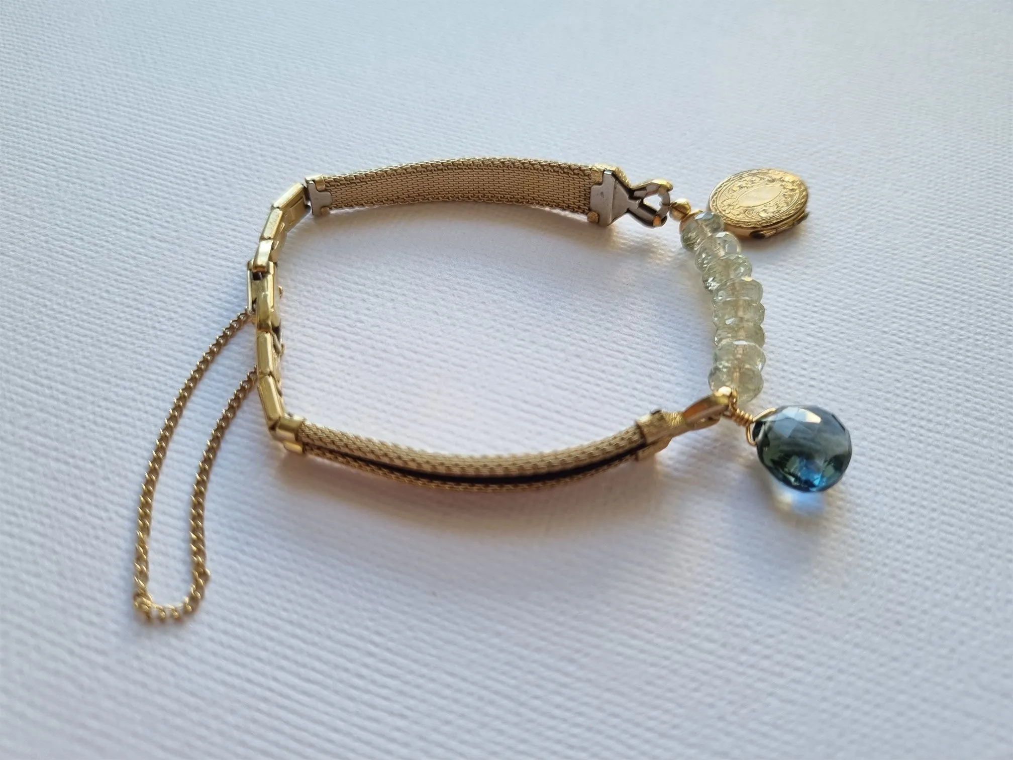 black velvet | vintage watch band bracelet