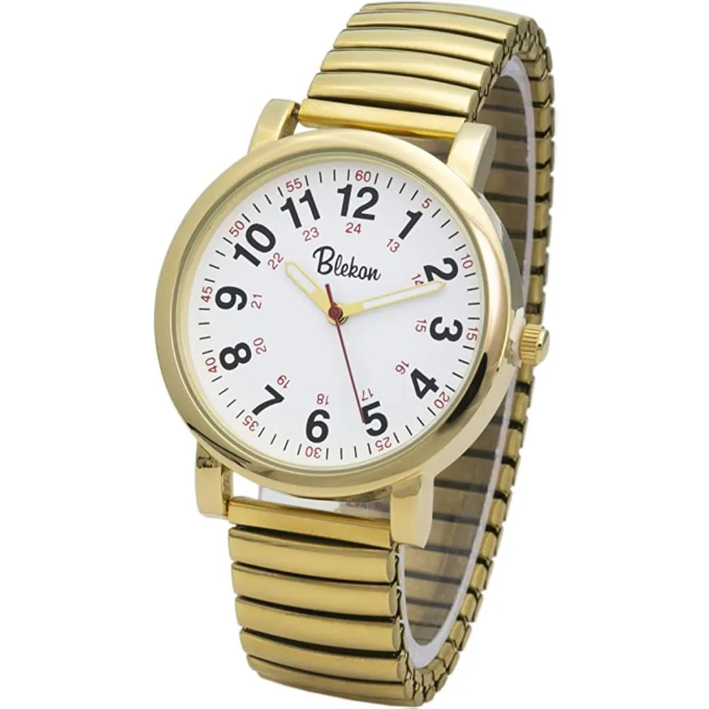 Blekon Original Nurse Watch for Medical Professionals and Students – Various Scrub Colors, Easy Read Dial, Military Time with Second Hand, Silicone Band, 3 ATM Water Resistant | Multiple Colors