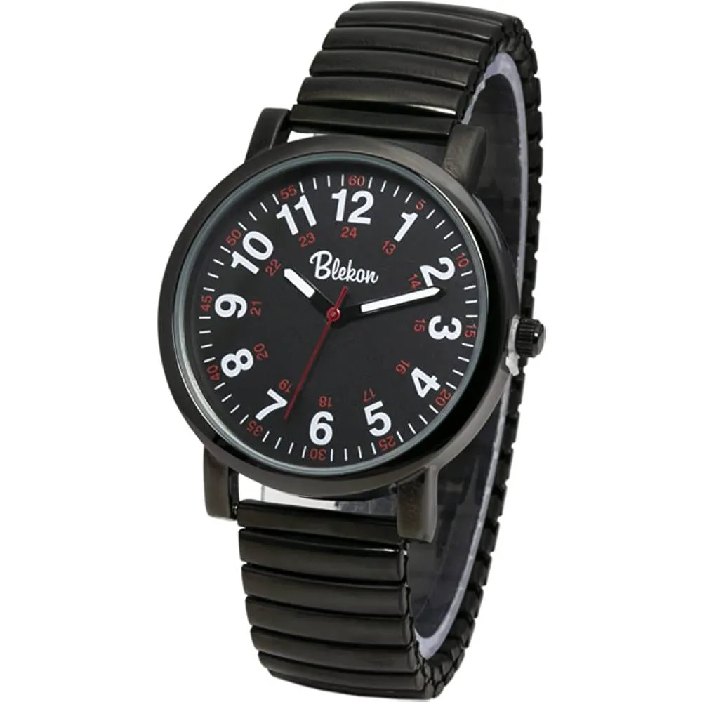 Blekon Original Nurse Watch for Medical Professionals and Students – Various Scrub Colors, Easy Read Dial, Military Time with Second Hand, Silicone Band, 3 ATM Water Resistant | Multiple Colors