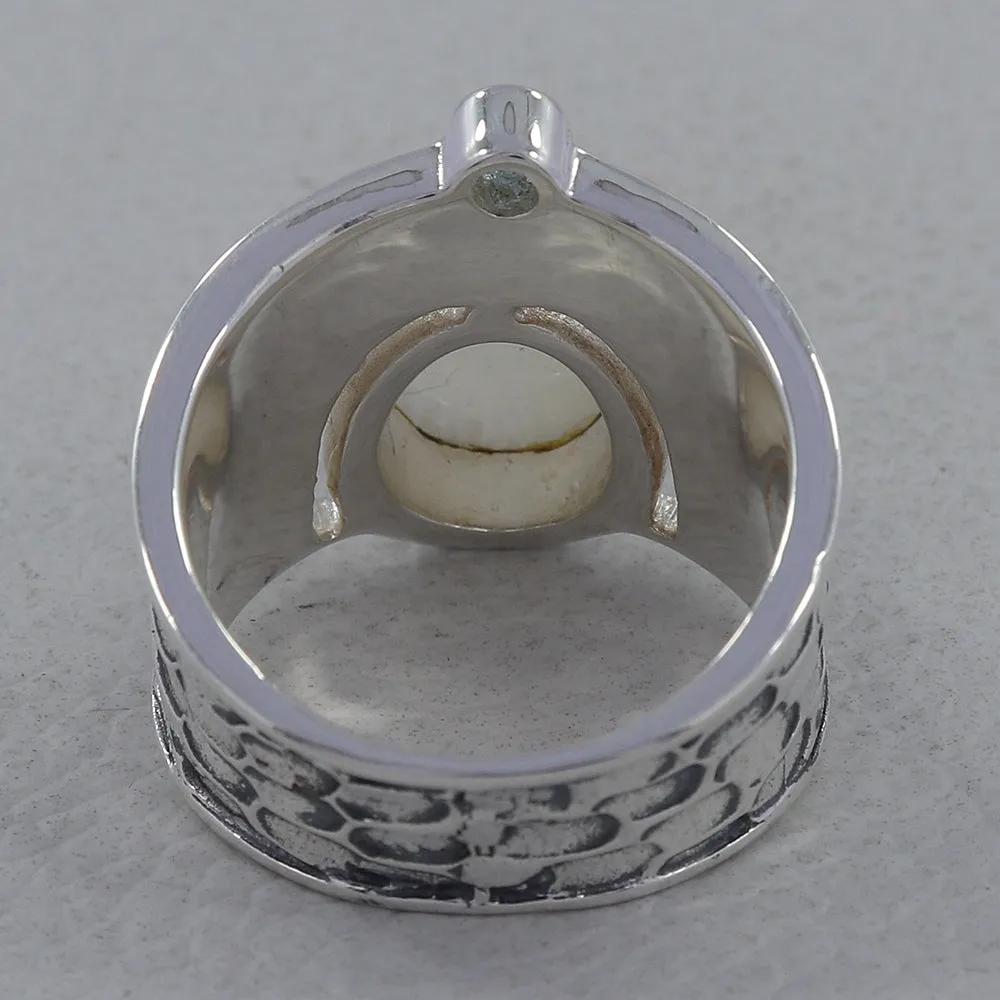 Blue Topaz Silver Ring
