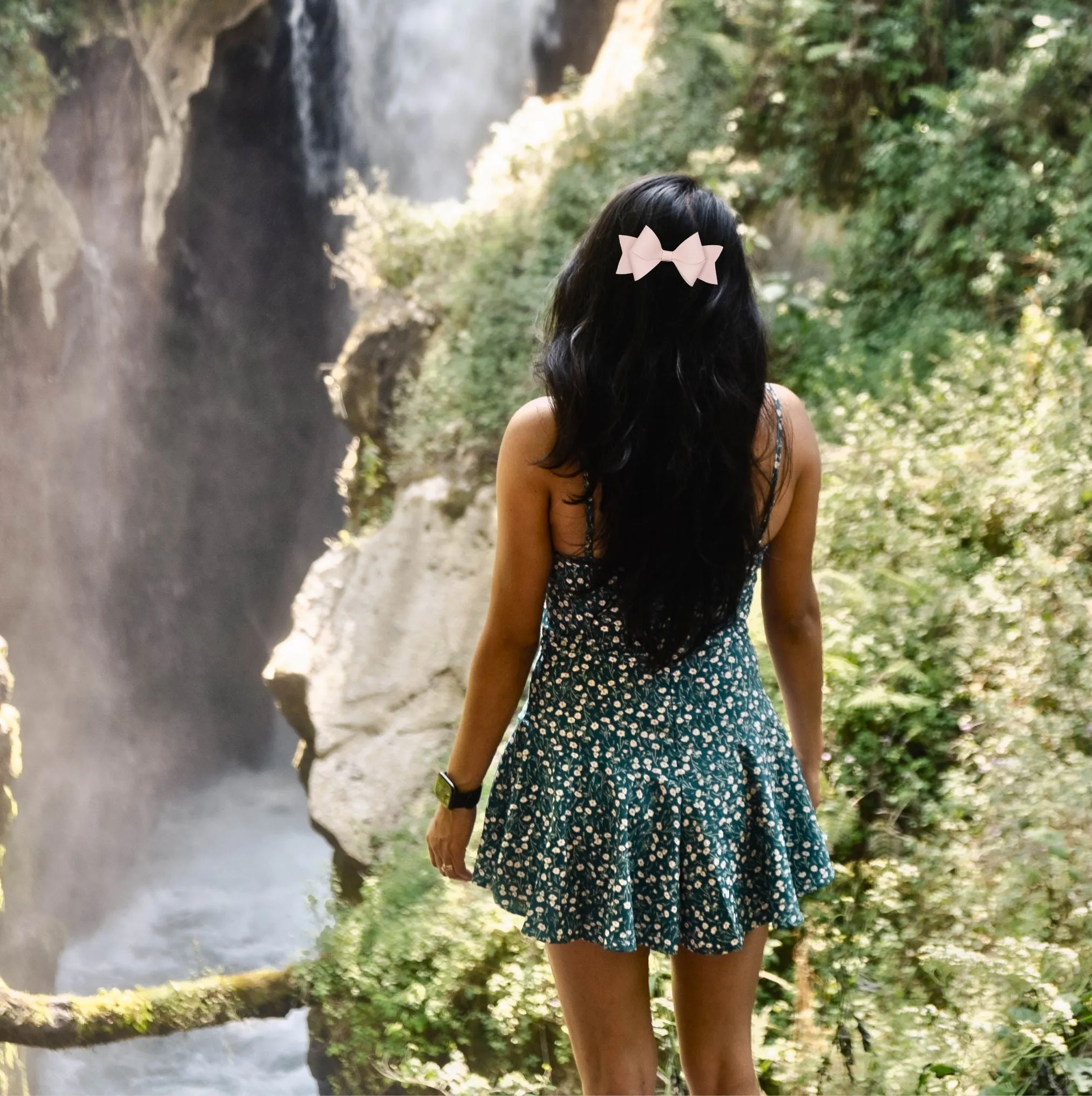 Blush Pink Persephone Hair Bow