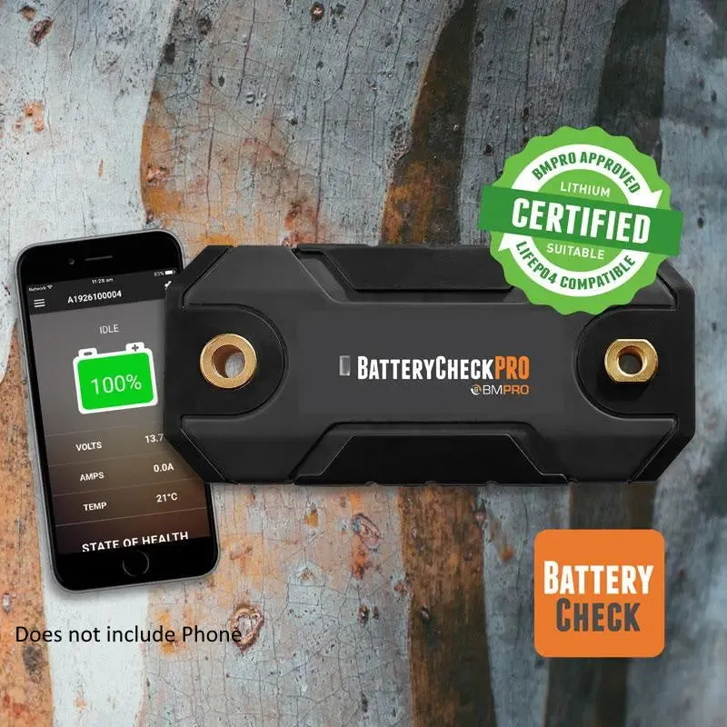 BMPRO Batterycheckpro Wireless Battery Monitor 300amp for Lead Acid and Lithium Batteries