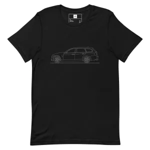 BMW E91 M Sport Silhouette T-shirt outline