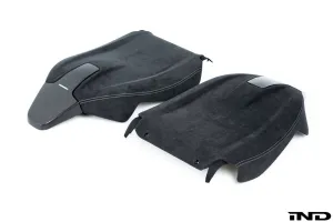 BMW M Performance Sedan Carbon and Alcantara Seat Back Set