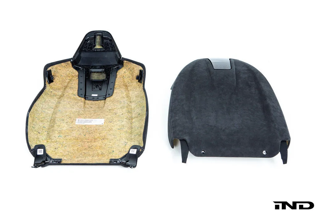BMW M Performance Sedan Carbon and Alcantara Seat Back Set