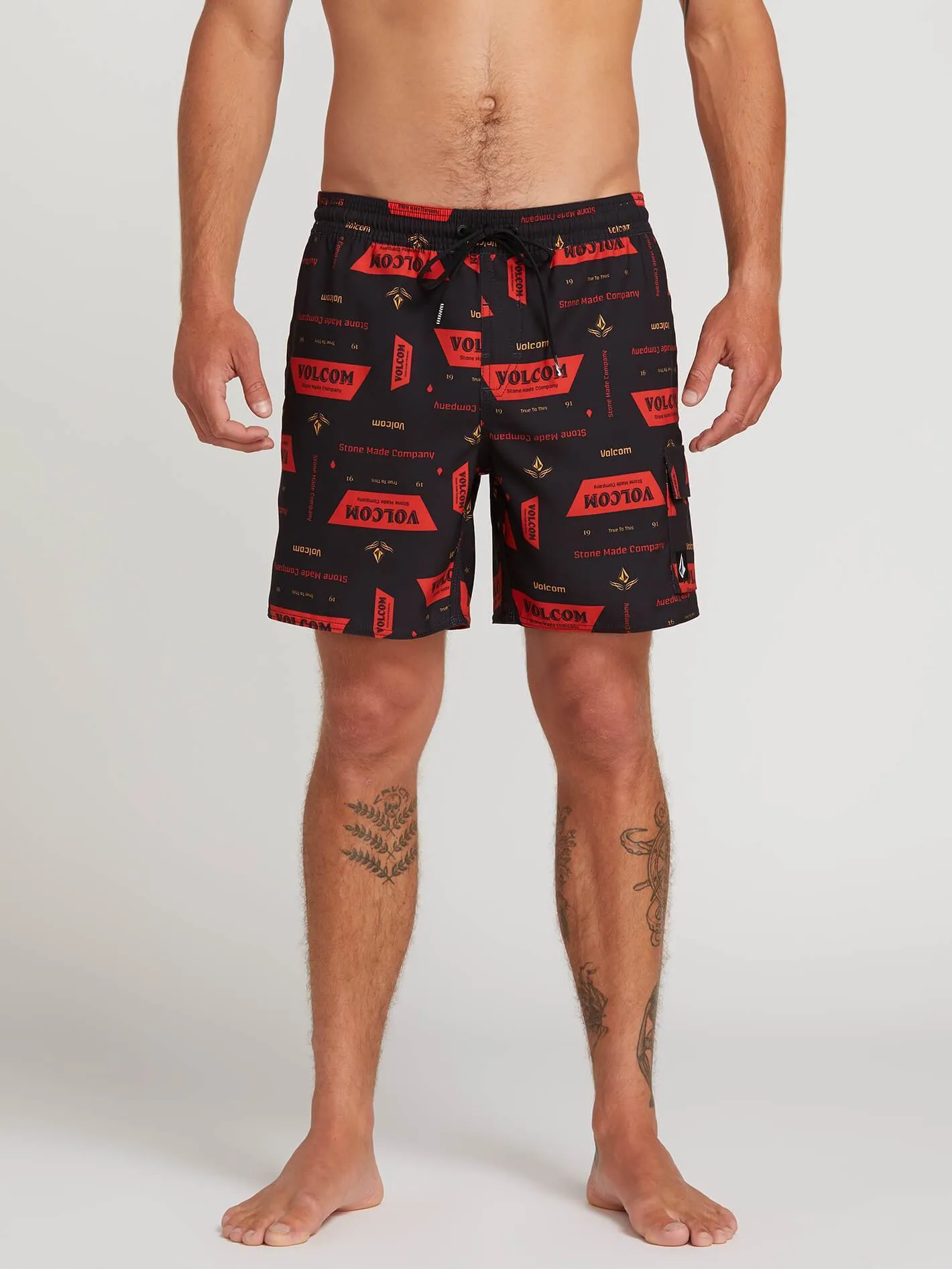 Boardshort True Trunks 17" - Black