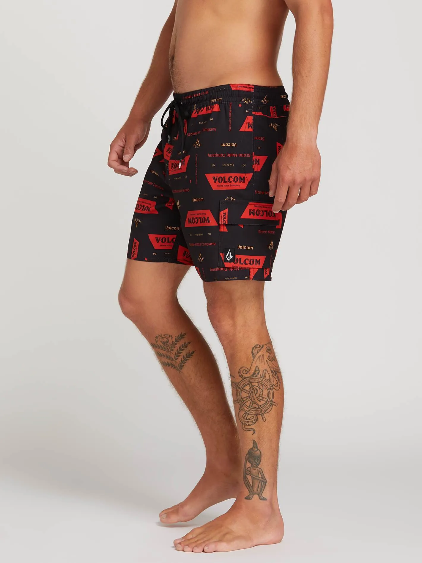 Boardshort True Trunks 17" - Black