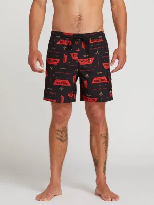 Boardshort True Trunks 17" - Black