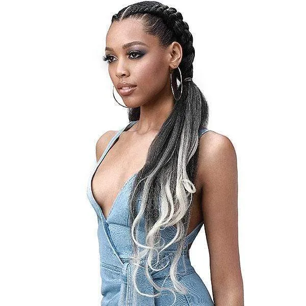 Bobbi Boss Synthetic Pre-Feathered Braid - 3X KING TIPS J-BODY WAVE 28"
