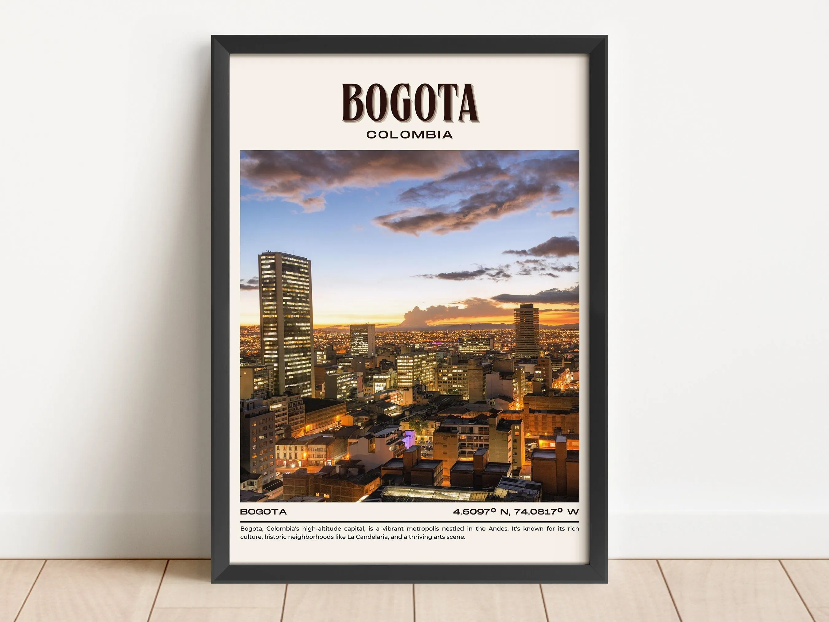 Bogota Vintage Wall Art, Colombia