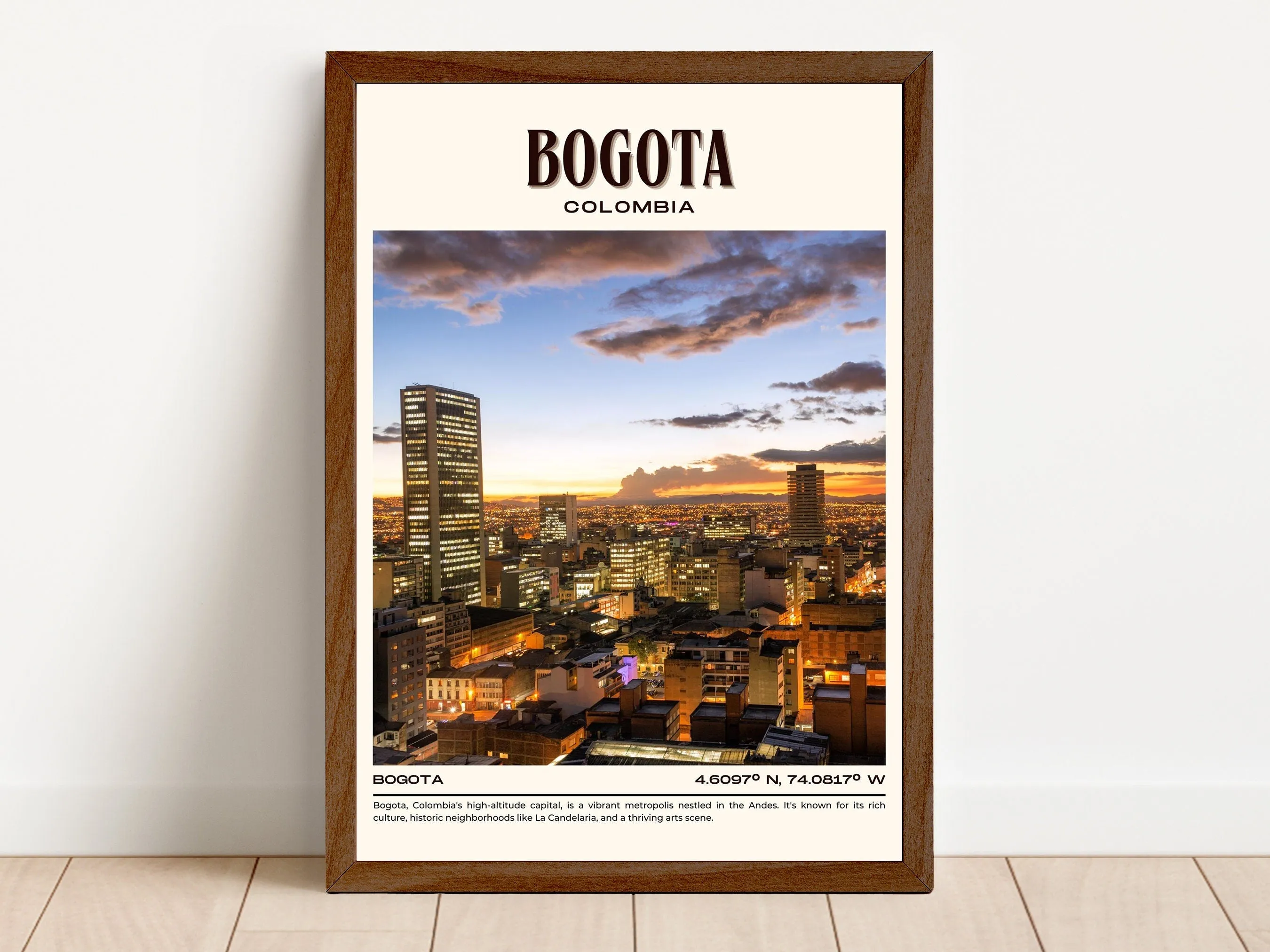 Bogota Vintage Wall Art, Colombia