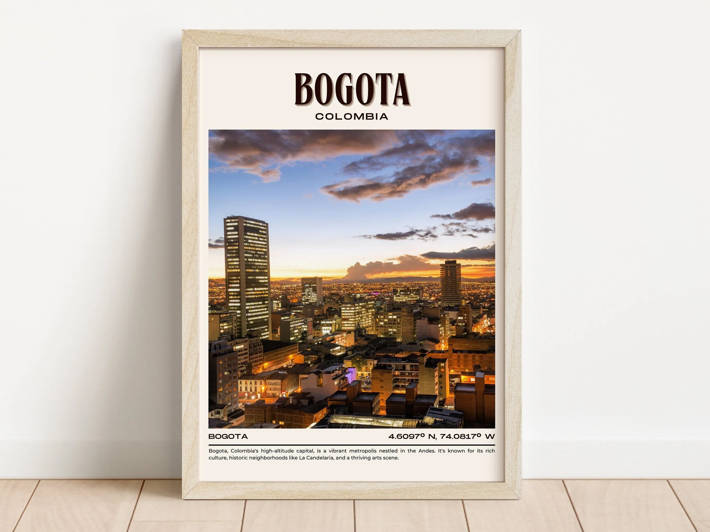 Bogota Vintage Wall Art, Colombia
