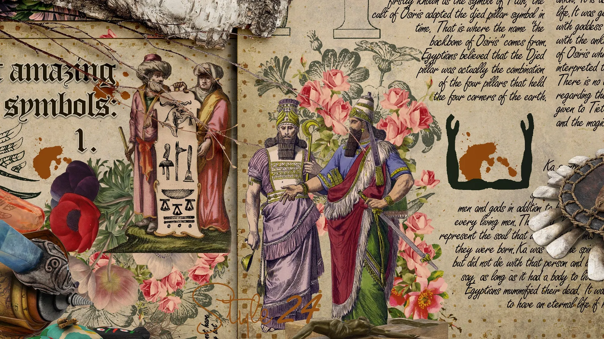 Book of Shadows No 3 Printable pages of Signs Symbols Ancient Egypt Magical Spiritual Symbolism Printable BOS Sheets Wiccan DIY