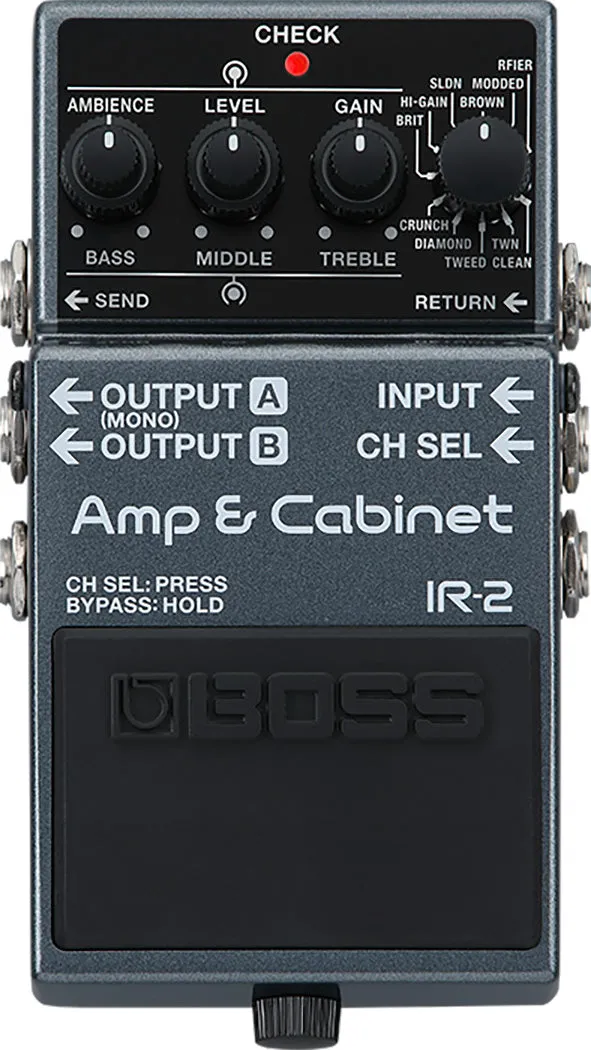 Boss IR-2 Amp & Cabinet Guitar Pedal
