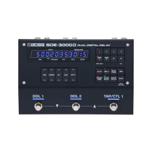 BOSS SDE-3000D Dual Digital Delay Guitar Effects Pedal