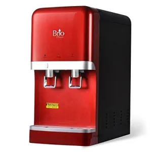 Bottleless Countertop Water Dispenser w/ 6 stage EZ Change R/O Filtration System by Brio and Magic Mountain Water Products Red