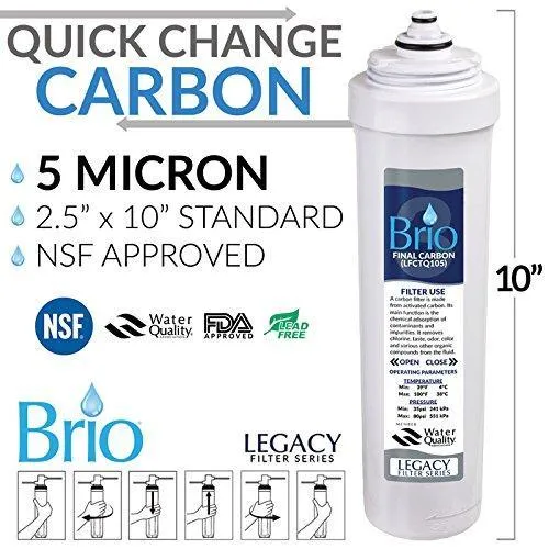 Bottleless Countertop Water Dispenser w/ 6 stage EZ Change R/O Filtration System by Brio and Magic Mountain Water Products Red