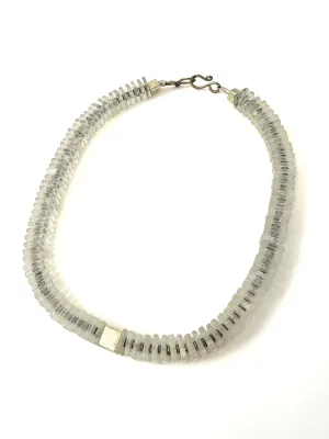 Brass & Crystal Quartz Choker