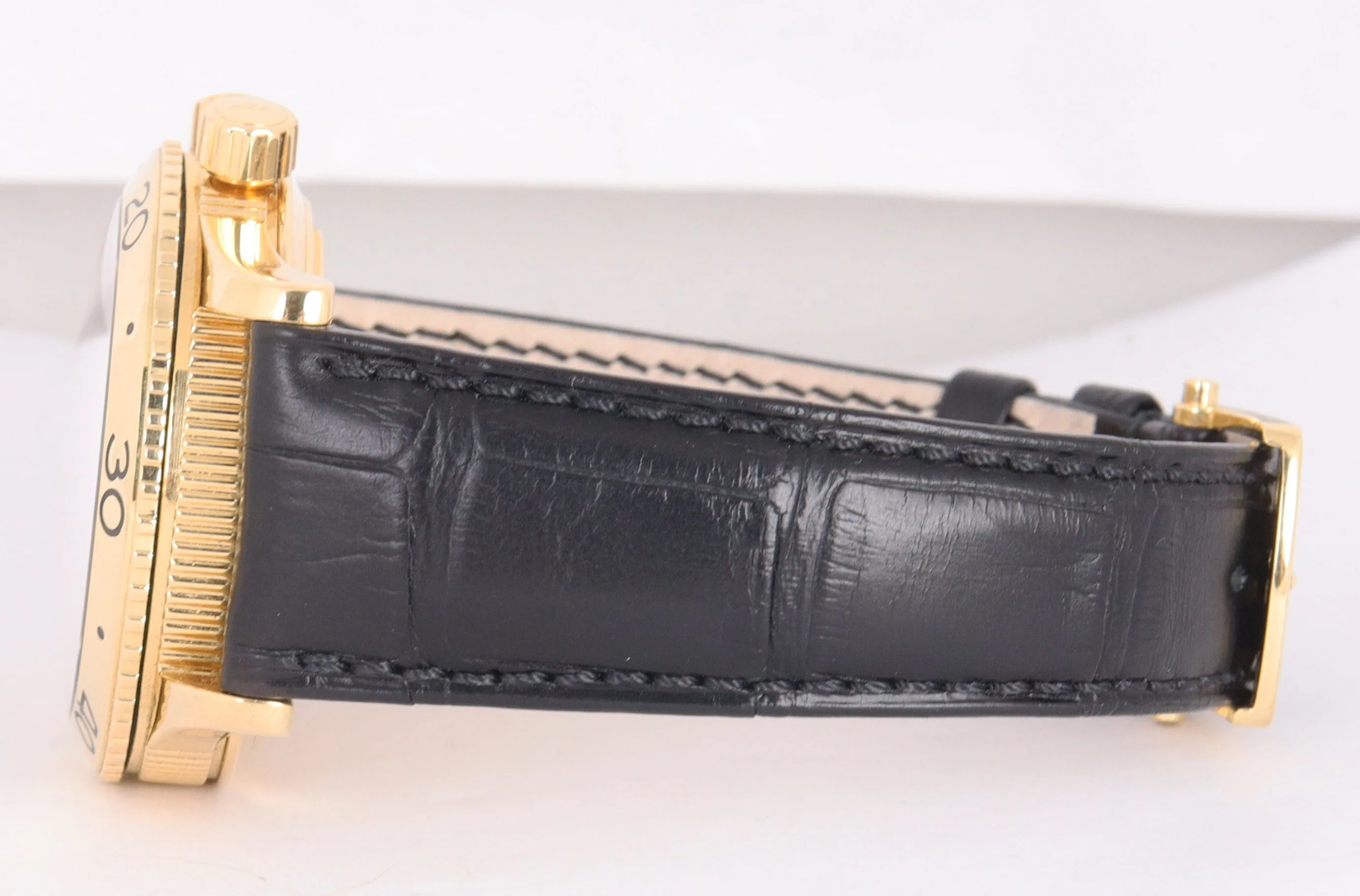 Breguet Type XX Transatlantique Alarm 3860 18K Yellow Gold 39mm Black Arabic