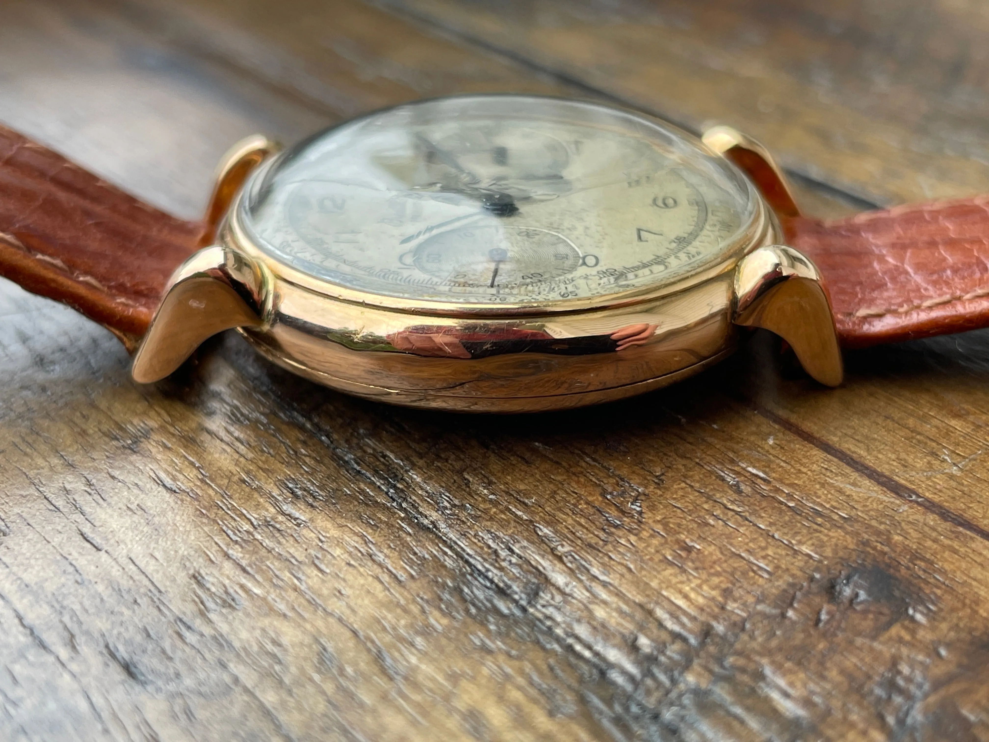 Breitling Premier 797 18k Rose Gold Chronograph
