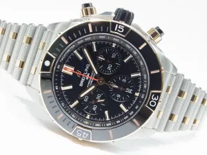 BREITLING Super Chrono Mat B01 44 SS x red gold black Mens 183687531